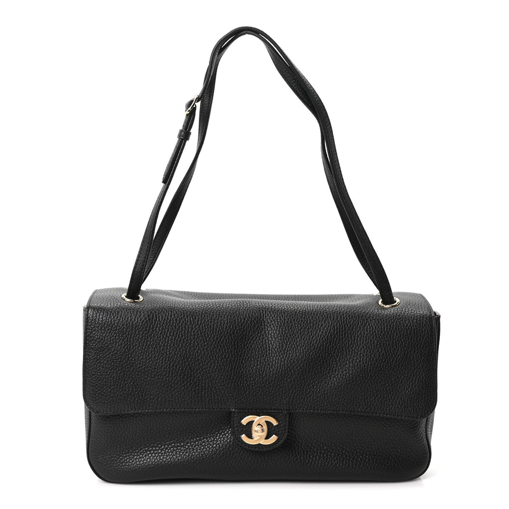 Chanel Maxi Flap Bag – Black with Gold-Tone Hardware