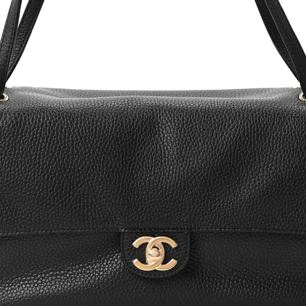 Chanel Maxi Flap Bag – Black with Gold-Tone Hardware